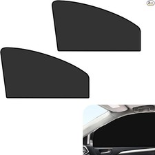 2-pack Front Seat Car Window Sun Shades For Heat And Uv Protection Privacy Curt