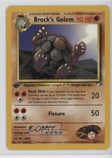 Brock's Golem 1st Ed. Pokemon Gym Heroes #20 2000 on eBay