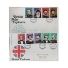 British Explorers gb stamps mint fdc 1970s x 2