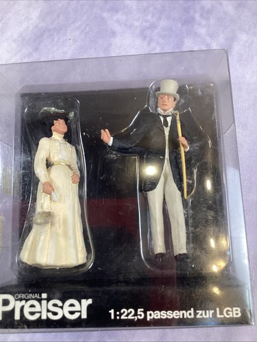 Preiser #5057 escala HO pareja caminando | Zustand: New