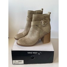 New Nine West Nevrmind Women's Dress Ankle Boots Size 10