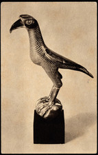 Museum Card-Falcon or Eagle, Bronze, Gilded, German or Italian, Met Cloisters