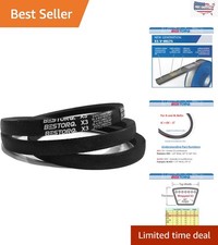 X3 A69 or 4L710 Rubber V-Belt, Black, 71" Circumference, Designed for Longevity