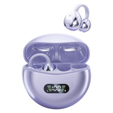 Open Ear Clip Headphones Wireless Earbuds Bluetooth 5.4 Sports Earphones Wire...