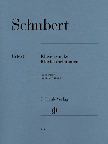 Schubert Piano Pieces Piano Variations Henle Urtext Solo Sheet Music ...
