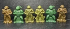 Teenage Mutant Ninja Turtles TMNT Lot Of 6 Vintage Candy Gum Container Nice 1990