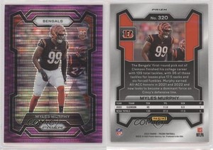 2023 Panini Prizm Rookies Purple Pulsar Prizm Myles Murphy #320 Rookie RC