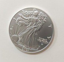 2024 1 oz American Silver Eagle Coin (BU) 76.99 per troy oz
