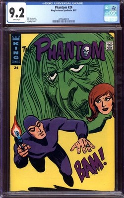 THE PHANTOM #24 CGC 9.2 WHITE PAGES // KING FEATURES SYNDICATE 1967