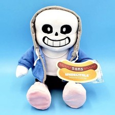 Undertale Sans Plush with Removable Hoodie 10" Official Plushie Figure Statue