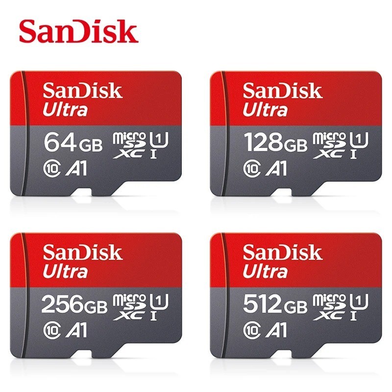 SanDisk Ultra MicroSD TF Memory Card 256GB 128GB 64GB 32GB Class 10 Flash Drive