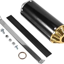 28mm Exhaust Muffler for 50cc 70cc 90cc 110cc 125cc Pit Dirt Bike Parts -Yellow