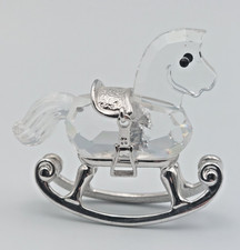 SWAROVSKI CRYSTAL MEMORIES – ROCKING HORSE RHODIUM (2003-2013) – 626866 - VGC -
