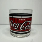 Coca Cola Vintage Tiffany Style Glass 3.5” - Coke Old Fashioned Glass