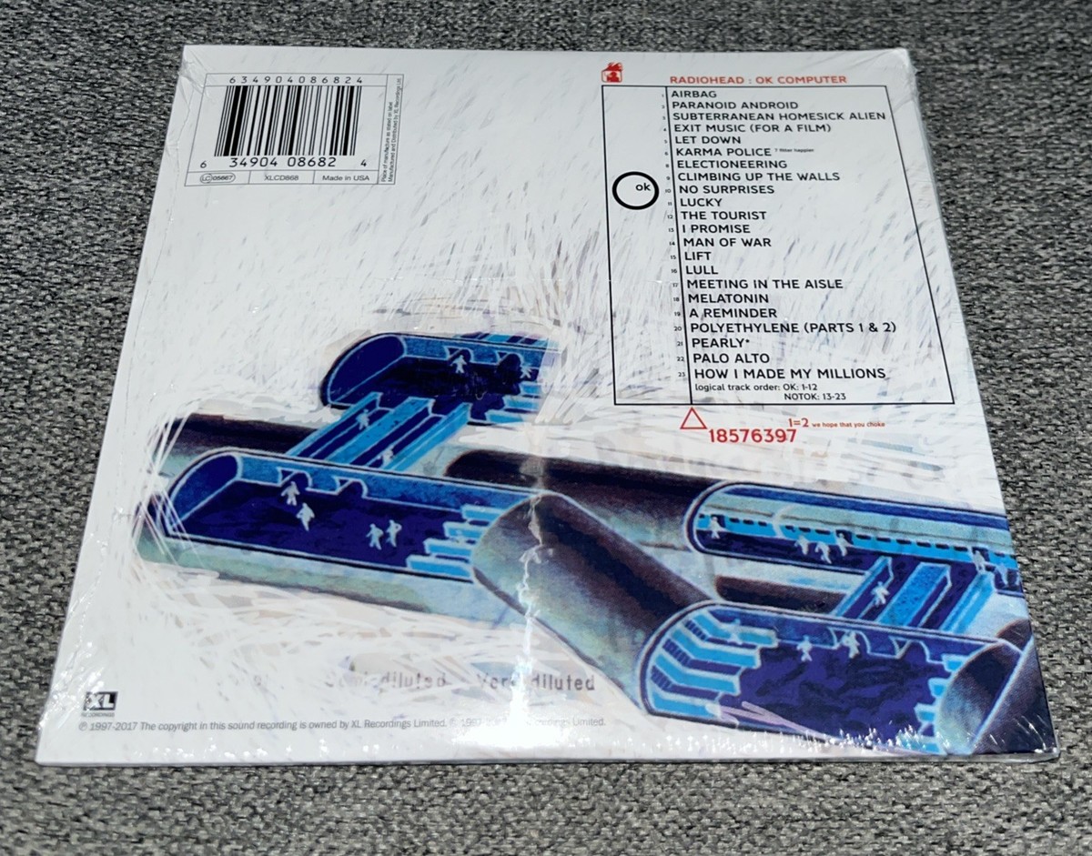 OK Computer Oknotok 1997 2017 by Radiohead (New CD)⭐️Buy Any 3