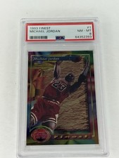 1993-94 Topps Finest🔥Michael Jordan🔥#1🔥PSA 8🔥Beautiful Card