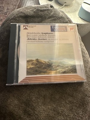Cd-85. MENDELSSOHN: SYMPHONIES NOS. 3 & 4; HEBRIDES OVERTURE NEW CD Sealed