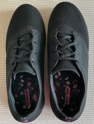 Skechers Goga Mat Gen5 Women's Sneakers Size 11 Black Stretch Fit Slip-ons NWOB