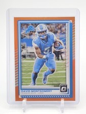 DAVID MONTGOMERY 2025 DONRUSS OPTIC ORANGE PRIZM /299 #117 LIONS Q5939