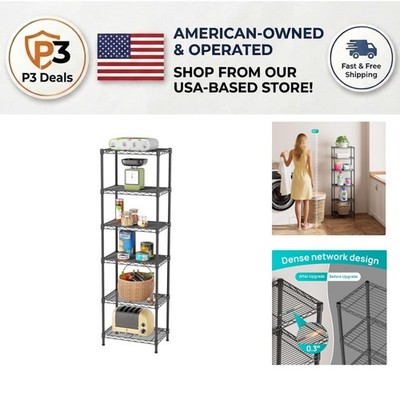 Stainless Steel Wire Shelving   Perfect for Kitchen, Garage & Laundry Rooms