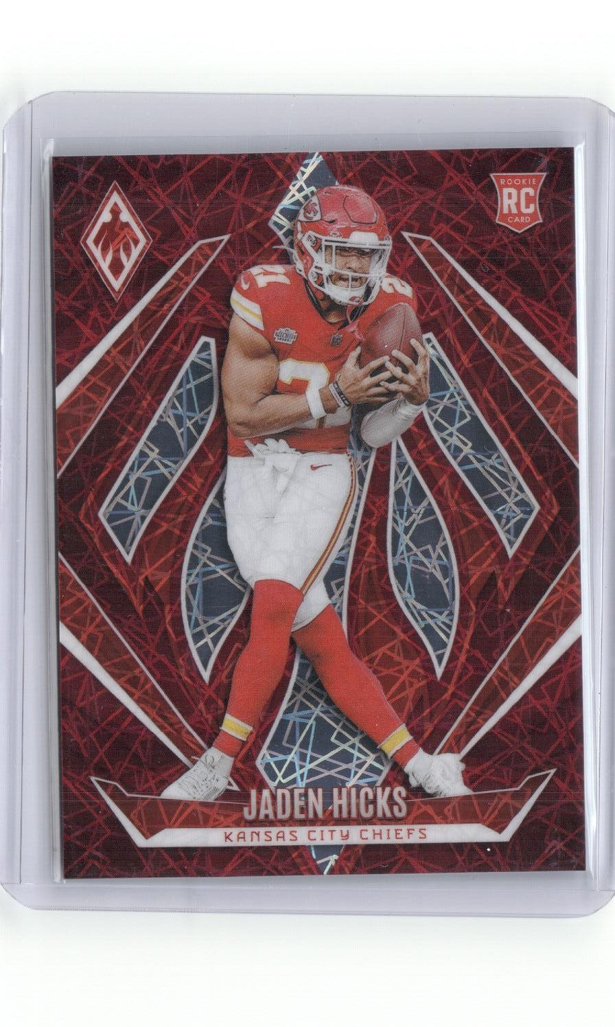 2024 Panini Phoenix #187 Jaden Hicks Red Lazer #/199