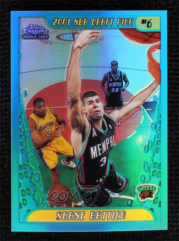 2001-02 Topps Chrome Refractor Shane Battier #134 b8d