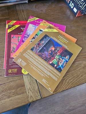 Advanced Dungeons & Dragons D&D Module aus den 80er Jahren verschiedene Optionen