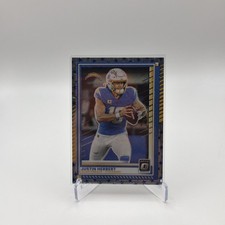 2025 Panini Donruss Optic - Justin Herbert Blue Stars #109 Los Angeles Chargers