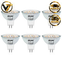 LED Lampe GU5.3 5W Warmweiß 2700K 12V 6Er Pack Ersatz FüR 50W