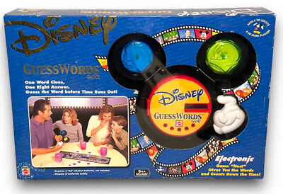 Disney Mattel Electronic Guess Words Game 2001 NIB