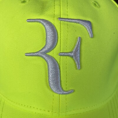 Nike Roger Federer RF Legacy 91 Hat Cap Volt Yellow Tennis 371202