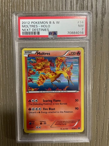 Moltres graded PSA 7 for sale on eBay