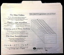 Creative Memories File Mate Folders, NEW Sealed, 13 Folders