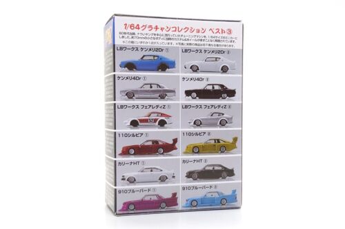 Aoshima Grachan 1:64 Nissan Bluebird (KY910) Super Silhouette - Rosa - Foto 5 di 5