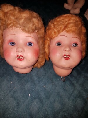 BELLE POUPÉE ANCIENNE TYPE PARISIENNE TÊTE BUSTE BISCUIT BOUCHE FERMÉE