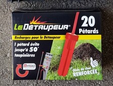 RECHARGE  DE  20  PETARDS  POUR  DETAUPEUR