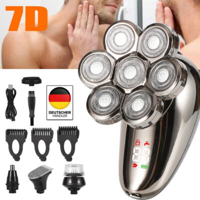 5IN1 Rasierer Skull Shaver Gesicht Kopfrasierer Glatzen Rasierer Herren Geschenk