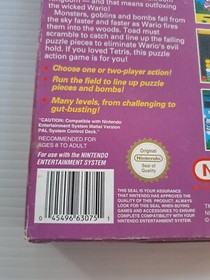 Wario Woods Nes Nintendo Entertainment System Complete Australian Release Rare