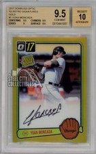 Yoan Moncada 2017 Optic Gold '83 Retro Autograph Rookie RC 1/5 BGS 9.5 Gem Mint