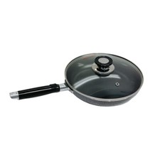 9" Nonstick Fry Pan With Lid Deep Frying Pan with Handle,Skillet,Dishwasher Safe
