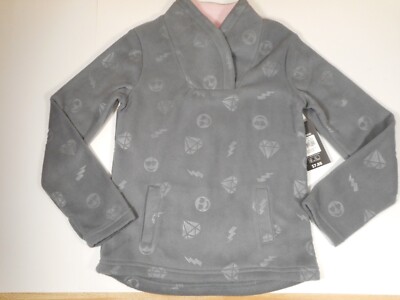 Girls Microfleece Top Sweatshirt with Designs (see pictures) XS (4-5), S (6-6X)