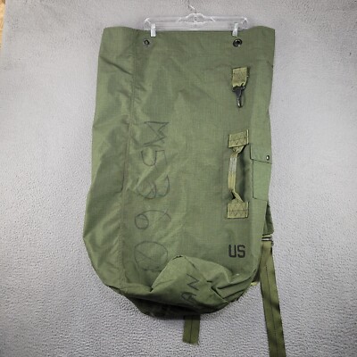 60s Us Army Canvas Duffel Bag Vintage