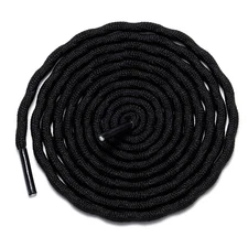 1 Pair Round Wave Shape Non Slip Heavy Duty Hiking Work Boot Shoe Laces Strings