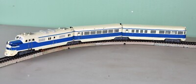 Marklin ST 800 3-Unit Railcar 1949-1956 Blue/Cream, Blau