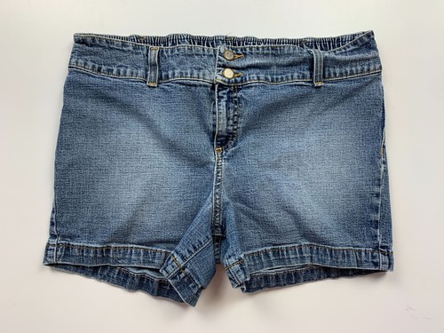 Inseam Denim Shorts Buttons 