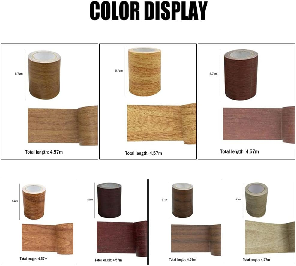 5M Woodgrain Patterned Duct Tape Wood Effect Repair Adhensive Duct Tape