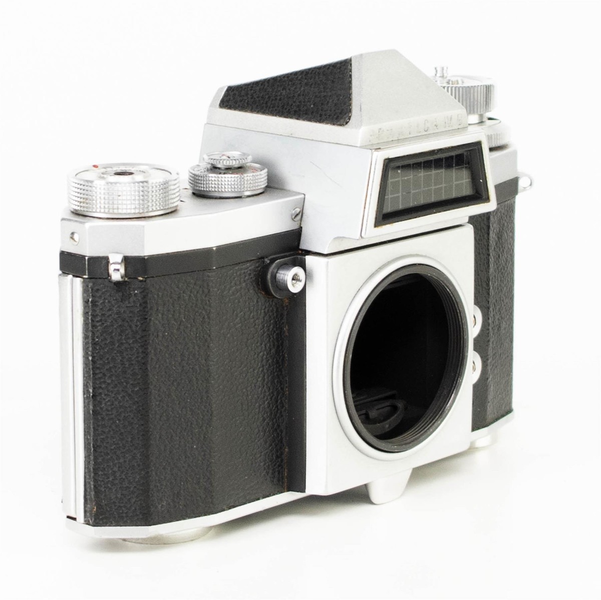 Praktica IV B Camera | Tessar 50mm f2.8 lens | M42 | White | G.D.R