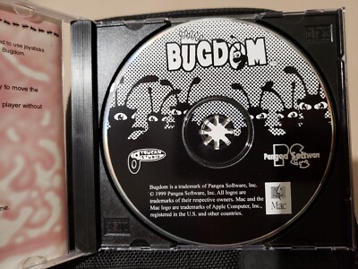 Bugdom Apple MAC, (Pangea Software 1999) CIB Near Mint, Ultra RARE