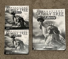 Generations Family Tree PC CD 21-Disc Set with Users Manual Genealogy Tools