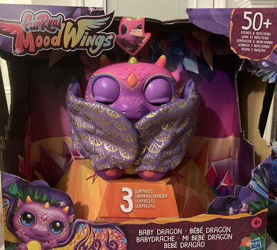 Fur Real Mood Wings - Baby Dragon ~ Brand New ~ 3 Surprises Included